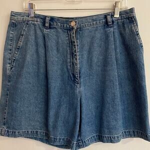 Lauren Jeans Company Denim Shorts Size 14